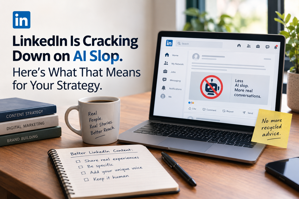 LinkedIn Is Cracking Down on AI Slop. Here's What That Means for Your Strategy